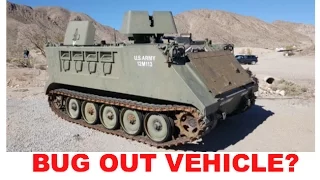 Armored Personnel Carrier as a bug out vehicle? Good or Bad option?