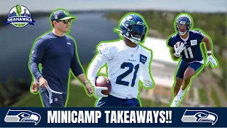 SEAHAWKS DOING WORK at minicap - Smith-Njigba BREAKOUT coming?! (My 5 camp TAKEAWAYS!!)