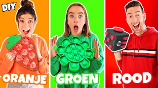 DIY FIDGET TOYS MAKEN IN 1 KLEUR CHALLENGE! #303