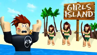 Trapped On GIRLS ONLY Island.. (Brookhaven RP)