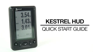 Getting started with Kestrel HUD