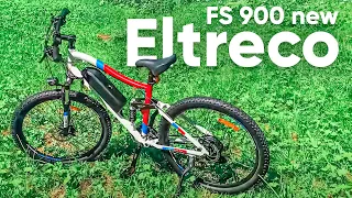 ЭЛЕКТРОВЕЛОСИПЕД ДВУХПОДВЕС MTB | Обзор электровелосипеда Eltreco FS 900 new