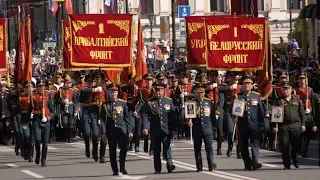 День Победы. Бессмертный Полк. Санкт Петербург. 9 мая 2019 г.