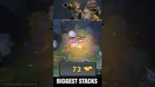 How Techies eat Biggest Stacks in dota 2 #shorts