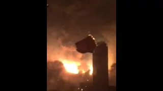 Tianjin Explosion!! Crazy Close View | 480p HD