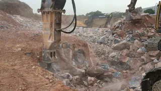 excavation in hard rock without blasting.