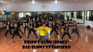 KRIPPY KUSH (REMIX) - BAD BUNNY FT FARRUKO | ZUMBA FITNESS | CHOREO BY YP.J