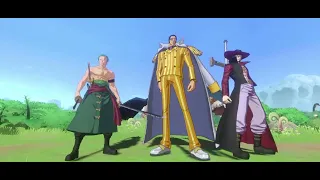 OPFP (402) Kuzan, Carrot & Doflamingo vs Kizaru, Mihawk & Zorro