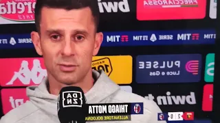 THIAGO MOTTA piange post Genoa Bologna 2-0|"MI mancherete, ma devo far vincere la Juve...