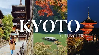 A Relaxed Kyoto Itinerary - Autumn Momiji | Aesthetic Cafes & Food | Machiya Stay | River Boat