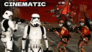 STAR WARS vs WARHAMMER 40K: Galactic Empire vs Blood Legion of Khorne - Men of War: Assault Squad 2