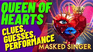 Queen of Hearts Performance, Clues and Guesses - Masked Singer - Episode 3