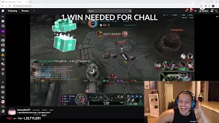 Tyler1 Can't Stop Laughing At Streamer Failing To Get Challenger!!