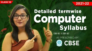 CBSE Class 10 Syllabus 2021-22 | Complete Details for Computer syllabus