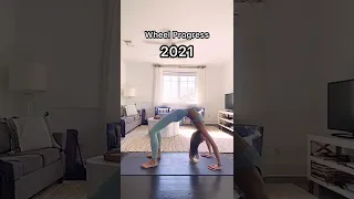 1 year Backbend progress🤯 #yoga #shorts #Backbend