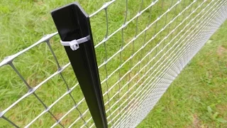 How to install a permanent plastic fence TENAX MILLENNIUM - Tutorial