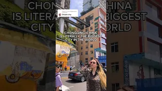 CHONGQING, CHINA IS INSANE 🇨🇳😵👀 #chongqing #china #foreignerinchina #中国 #chinalife #重庆
