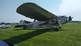 Ford Tri Motor Start and Taxi Airventure 2021