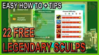 22 FREE LEGENDARY SCULPTURES - WHAT YOU NEED TO KNOW - Rise of Kingdoms