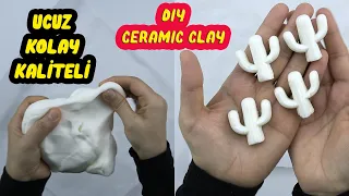 SATIN ALMA! KENDİN YAP! (Evde Seramik Hamuru Nasıl Yapılır?) How To Make Ceramic Clay At Home / DIY