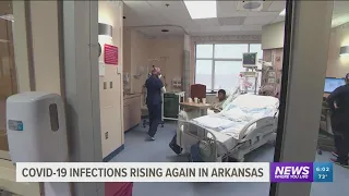 Active COVID-19 cases in Arkansas on the rise