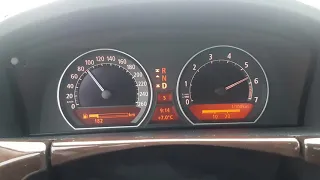 Acceleration BMW 750li 2006 e66 acceleration 60-250 km/h, Sport mode.