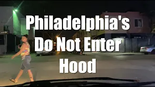 Driving Tour Philadelphia's Badlands Hood Night Time | Cruising Through Streets of Philly (Narrated)