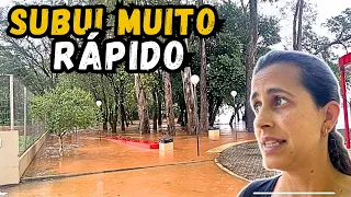 Assim estava a cidade que chegamos no Rio Grande do Sul. Porto Xavier. 2a Temp. Ep 93