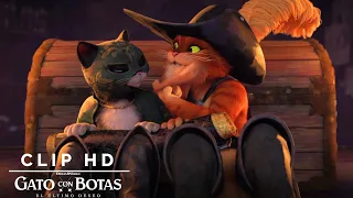 Kitty odia la barba de el Gato | El Gato con Botas: El último deseo | Clip 4K