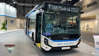 2023 Iveco E-Way Electric City Bus Interior Exterior FIAA Madrid Ifema 2022