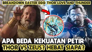 PETIR ZEUS VS THOR BEDANYA APA?| PENJELASAN LOVE AND THUNDER | BREAKDOWN ALUR CERITA FILM MARVEL MCU