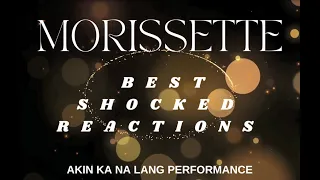 MOST SHOCKED REACTIONS to Akin Ka Na Lang performance by Morissette