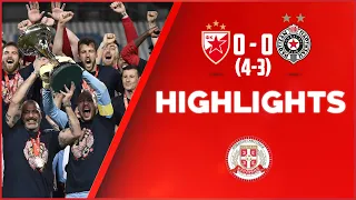 Crvena zvezda - Partizan 0:0 (4:3), highlights