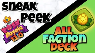 VERSION 13.0 Sneak Peek and Thoughts! - ALL FACTION DECK Gameplay! | Rush Royale
