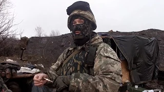 Командир ополчения с позывным "Ольхон". Ополченцы, Новороссия.