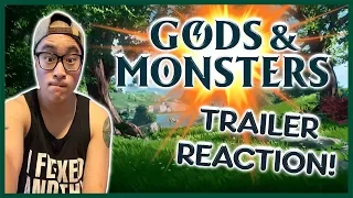 REACTING TO THE GODS & MONSTERS TRAILER! | E3 2019 Reactions