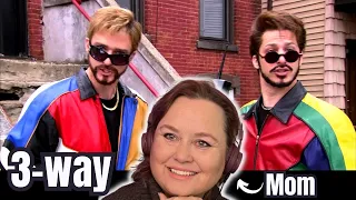 My MOM Reacts To Lonely Island - 3-Way (The Golden Rule) (feat. Justin Timberlake & Lady Gaga)