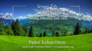 SCPCA Morning Worship - February 20th, 2022