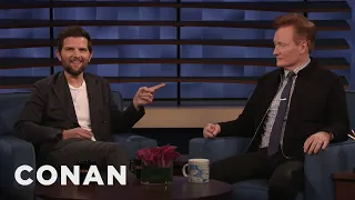 Adam Scott Has A Newfound Appreciation For Conan’s Job | CONAN on TBS