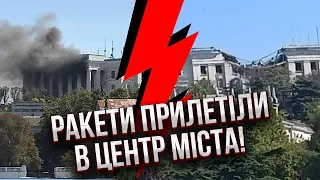 ⚡️ПЕРШІ КАДРИ УДАРУ по штабу в Севастополі! Десятки швидких, є жертви. Будівля палає, усе димить