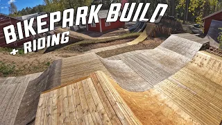 INTENSE BIKEPARK BUILDING (NEW KICKER, BIKECAMP, MTB SKATEPARK)