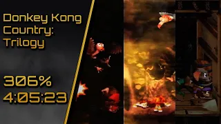 [Current WR] Donkey Kong Country Trilogy | 306% - 4:05:23