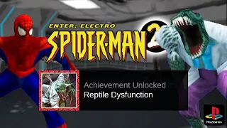 Spider-man 2 - Enter Electro (PS1) "Reptile Dysfunction" Achievement | RetroAchievements