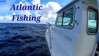 Florida Atlantic Deep Sea Fishing in a Small Crooked PilotHouse Boat