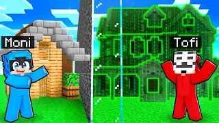 Tofi vs Moni: EN HİLELİ Minecraft Troll Yapı Kapışması!