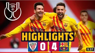 Barcelona vs Athletic Bilbao 4-0 All goals & highlights - 2021