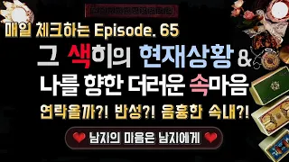 [타로] 그 색히의 현재상황& 더러운 속마음 ep.65  Ι 매일 체크하는 Ι 연락, 반성, 재회, 속마음