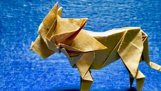 【動物折り紙】ライオン【さく】 Origami Lion by sakusaku858