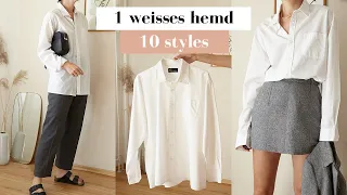 MINIMAL STYLE | 10 Stylingideen für den Klassiker: Das weiße Hemd