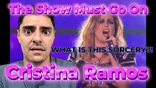 HOW IS THIS POSSIBLE? - First Time Reacting to Cristina Ramos The Show Must Go On: BGT The Champions